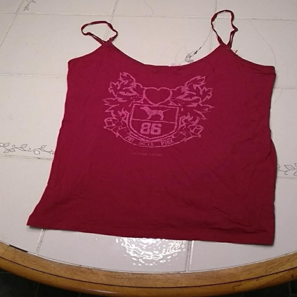 Red spaghetti strap size medium.  122